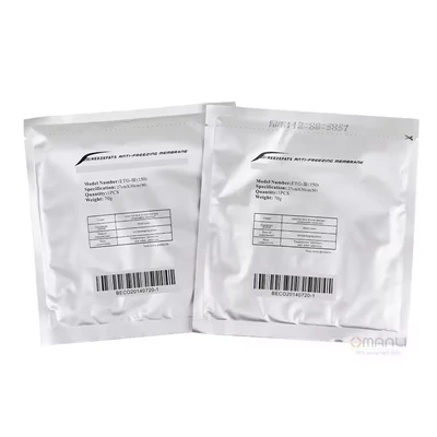 110 g 34 * 42 cm + 70 g 27 * 30 cm Cryolipolyse Cryoskin Cryo Membrana anticongelante