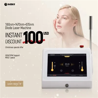 Máquina láser Endolift 980nm 1470nm