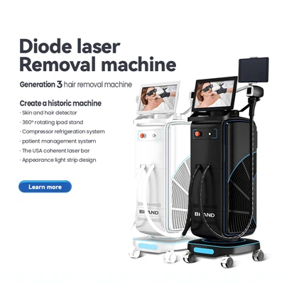 Máquina de depilación láser de belleza médica
