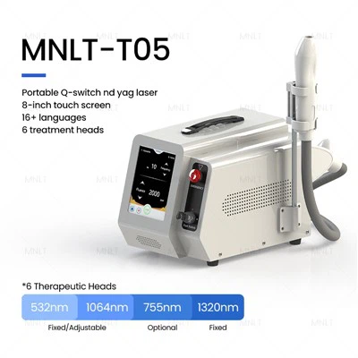 Máquina láser portátil Q-Switch ND YAG